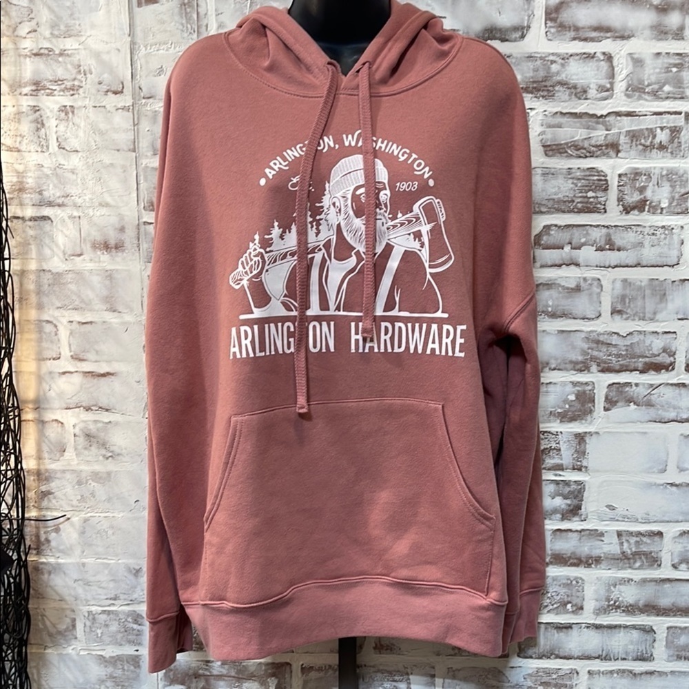 Pink Arlington Hardware Graphic Sweatshirt XL